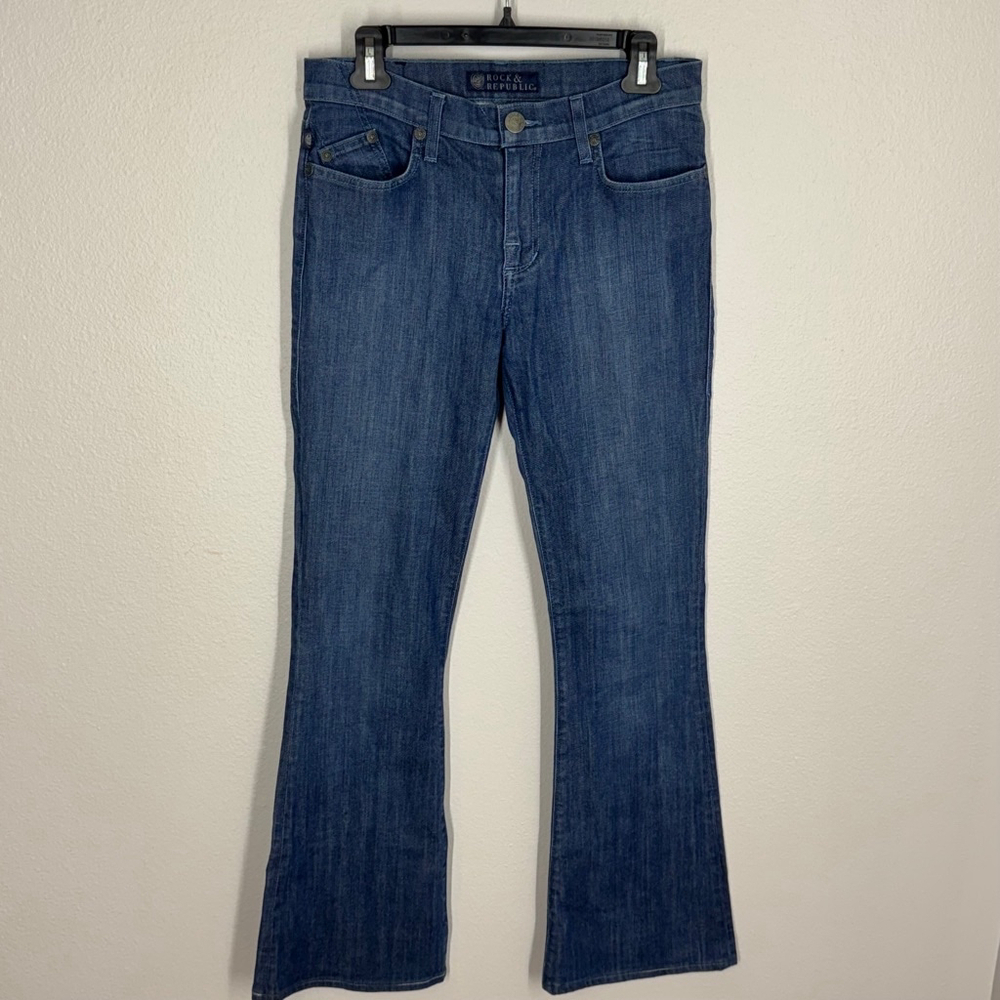 Rock & Republic Women's Mid Rise Bootcut Jeans Size 28